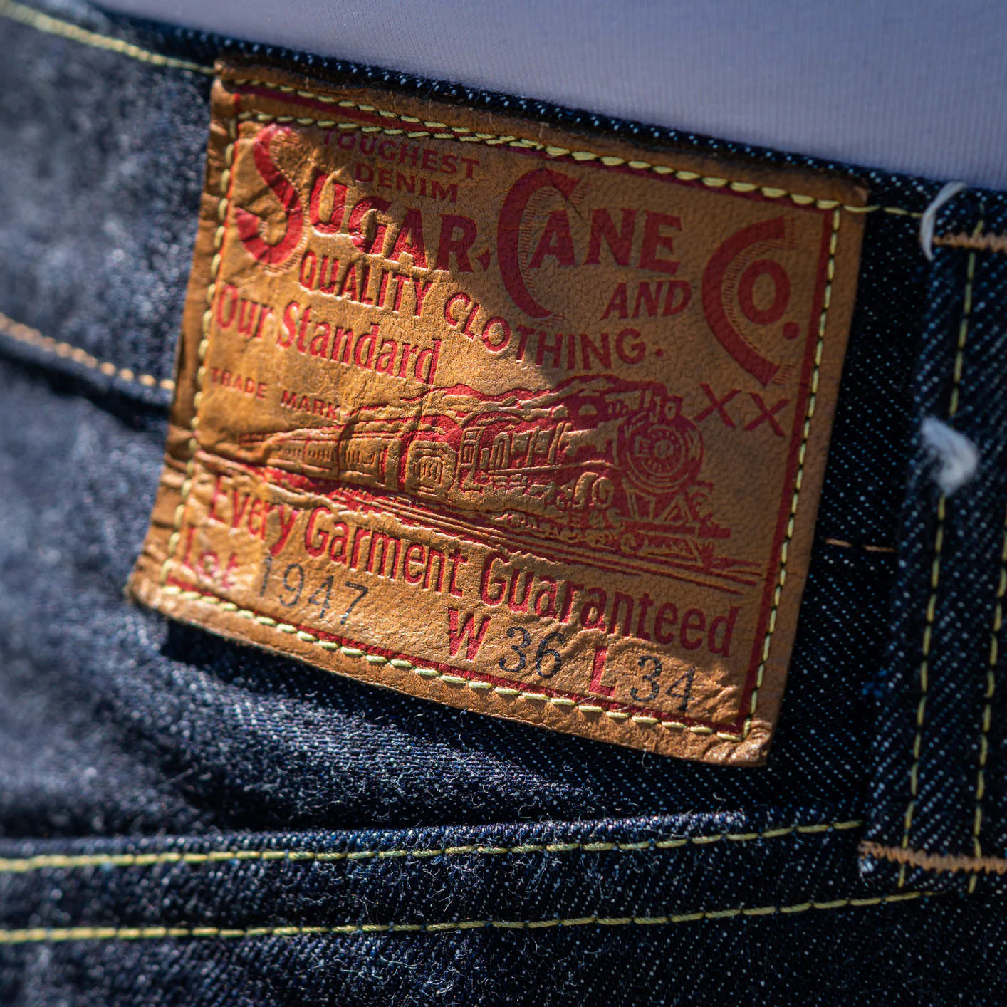 Sugar Cane 14.25oz 1947 Selvedge Jeans - Regular Straight - Image 8