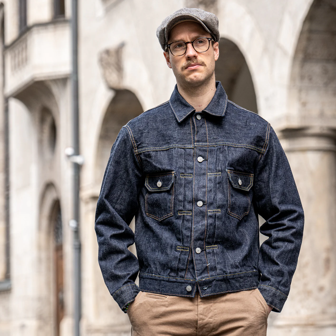 Sugar Cane 14.25oz 1953 Type II Denim Jacket – Indigo - Image 3