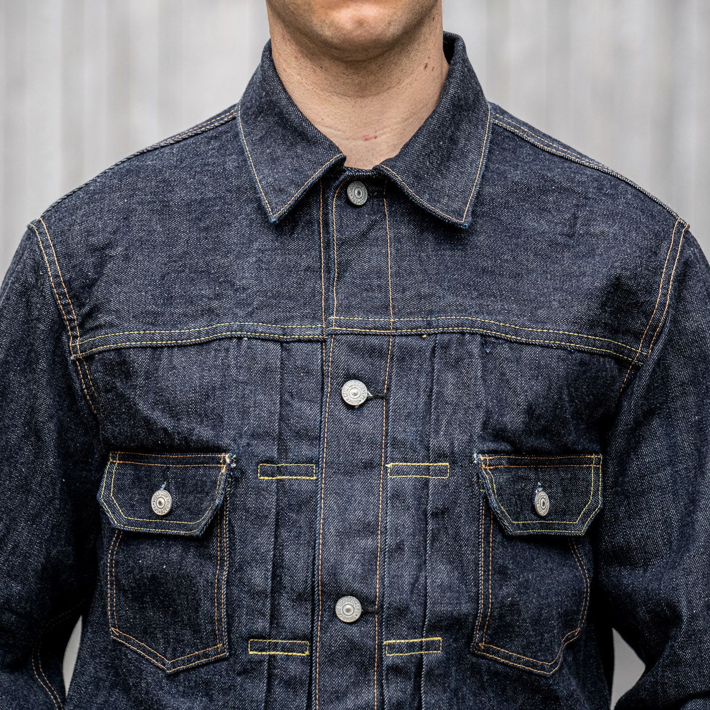 Sugar Cane 14.25oz 1953 Type II Denim Jacket – Indigo - Image 4