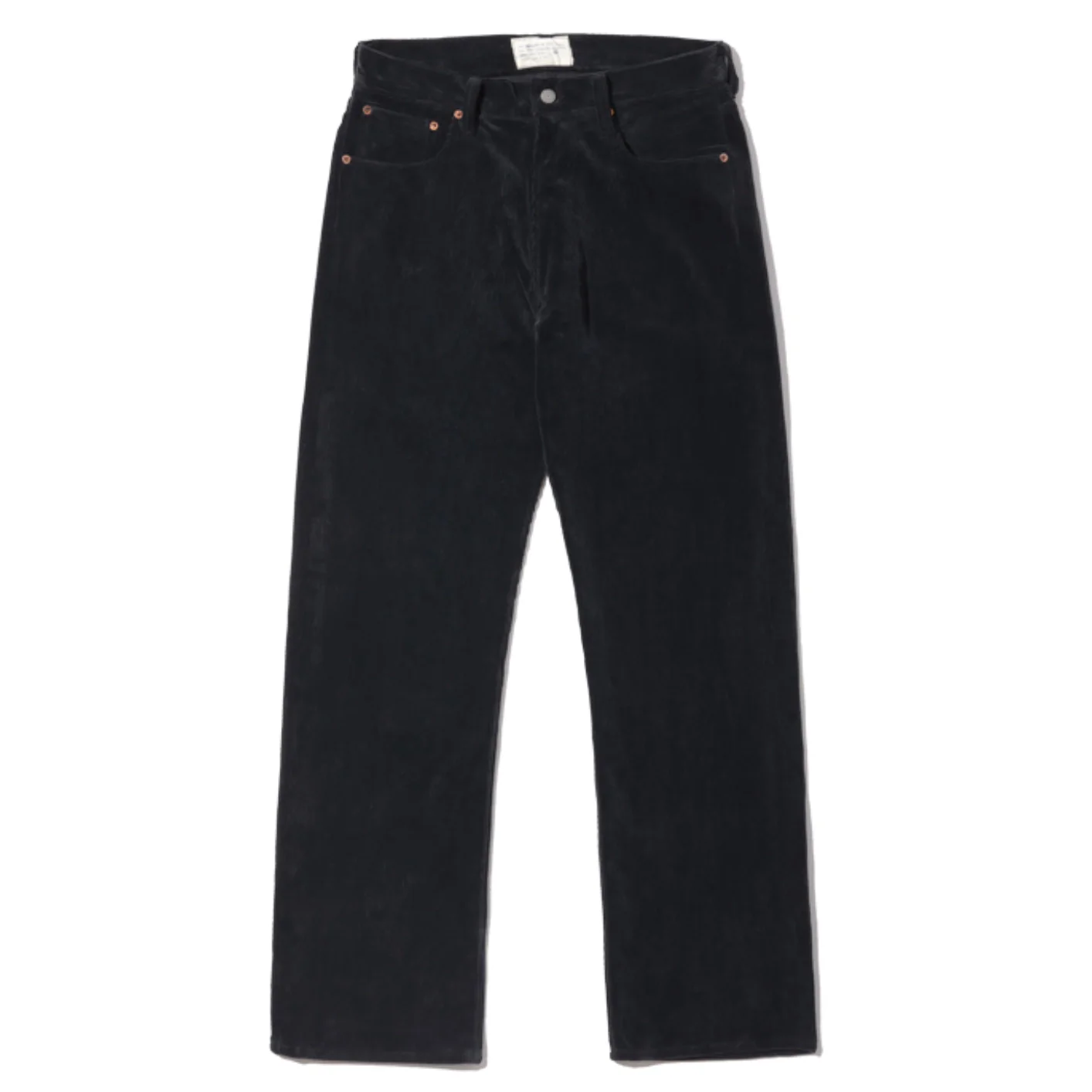 Sugar Cane 1947 9W Corduroy Pants – Black / Classic Straight - Image 10