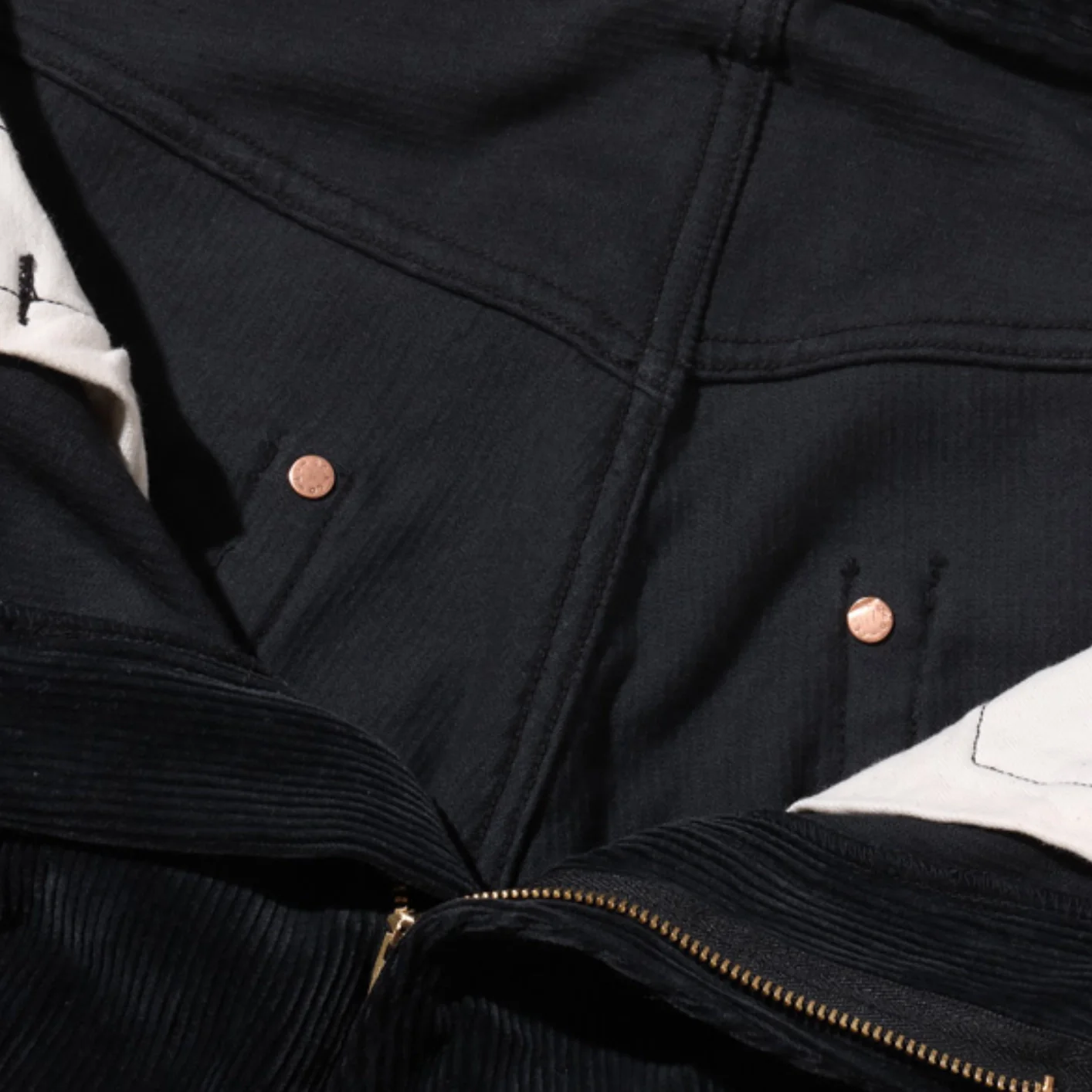 Sugar Cane 1947 9W Corduroy Pants – Black / Classic Straight - Image 8