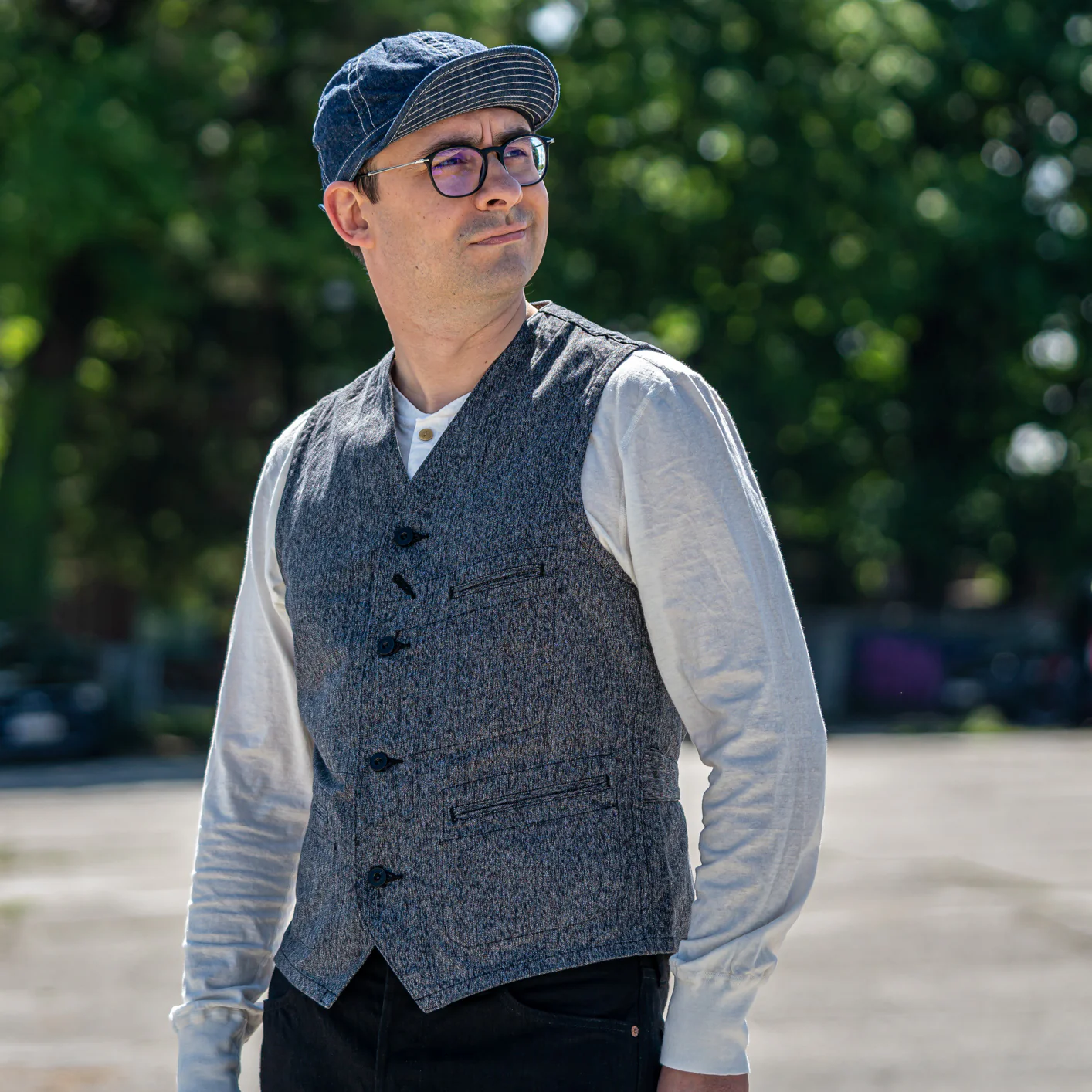 Sugar Cane 9oz Covert Cotton Work Vest - Image 5