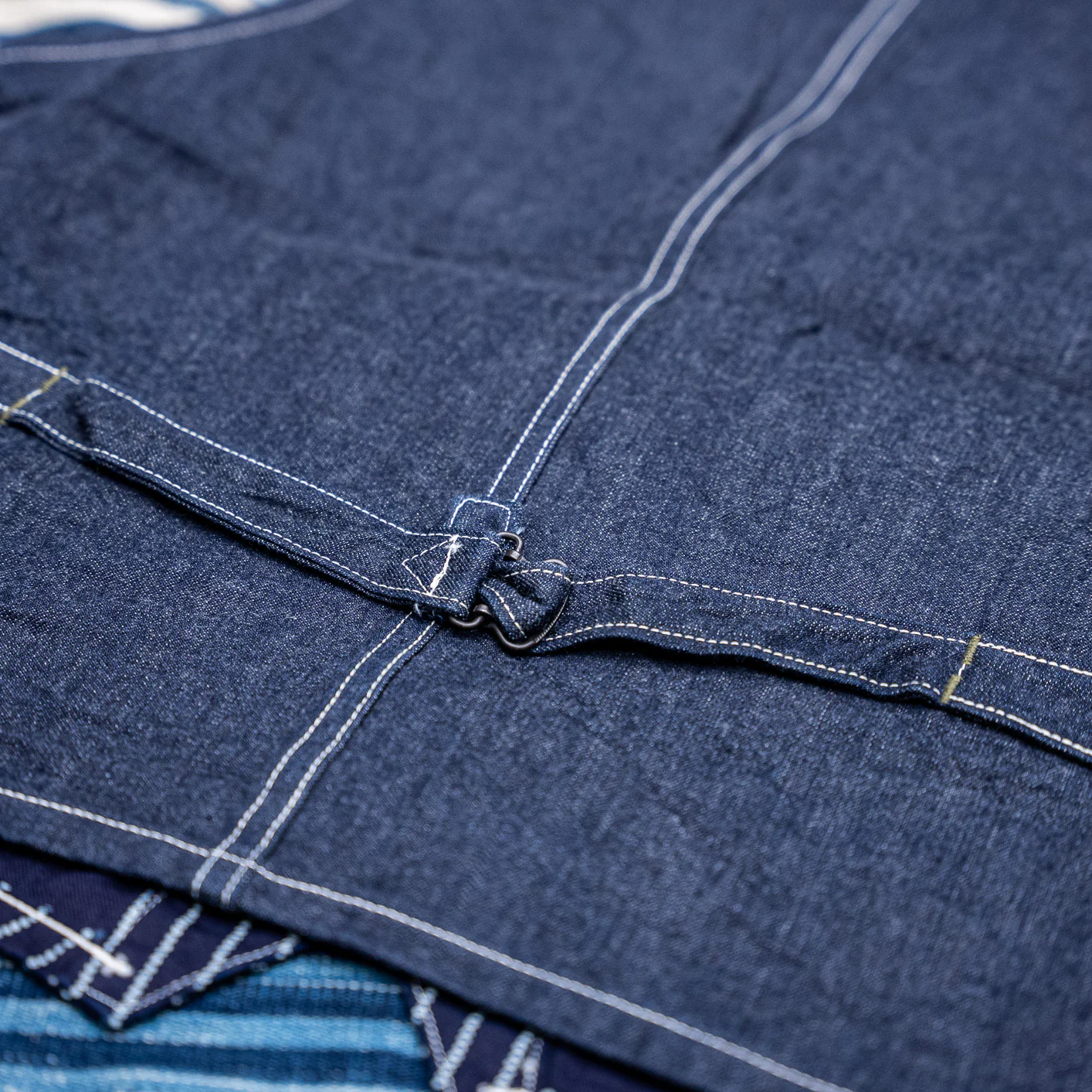 Sugar Cane 9oz Wabash Stripe Work Vest - Image 4