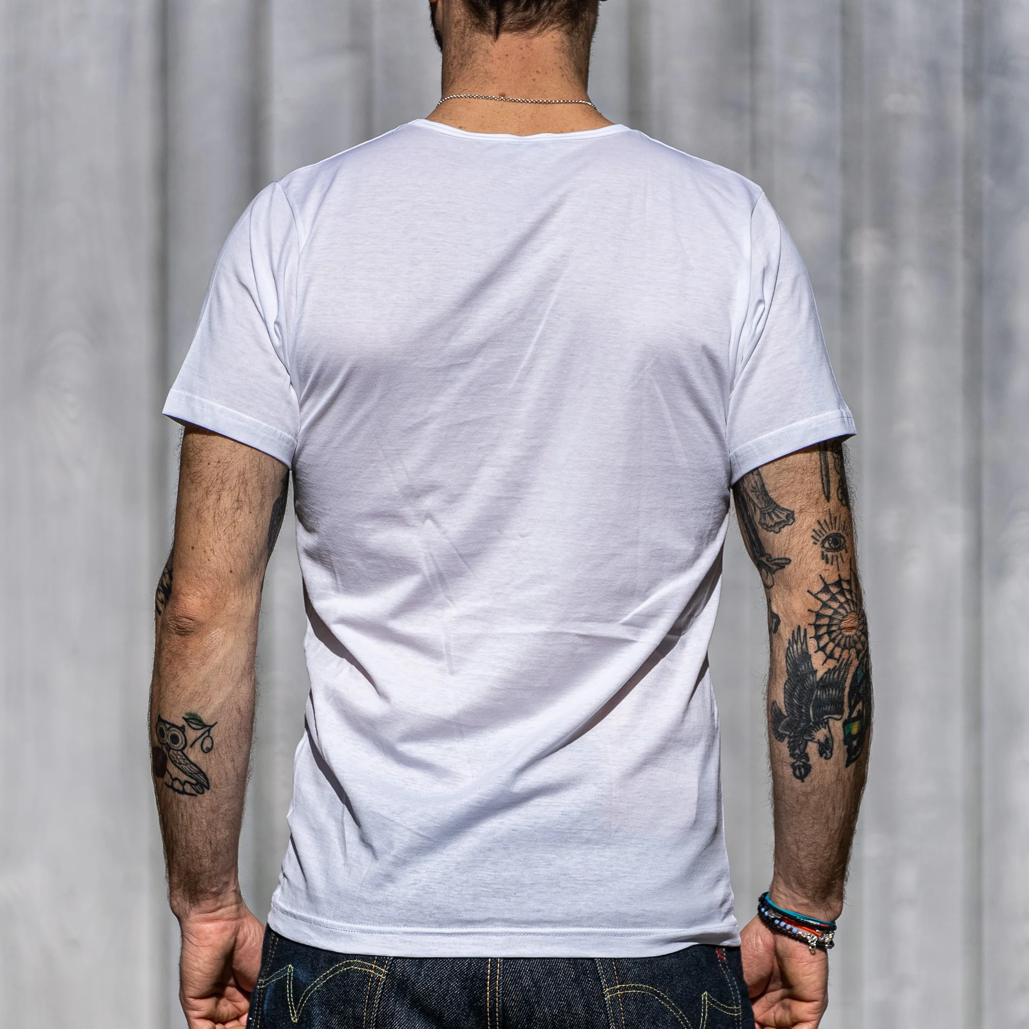 Sunspel Superfine Cotton T-Shirt - White - Image 3