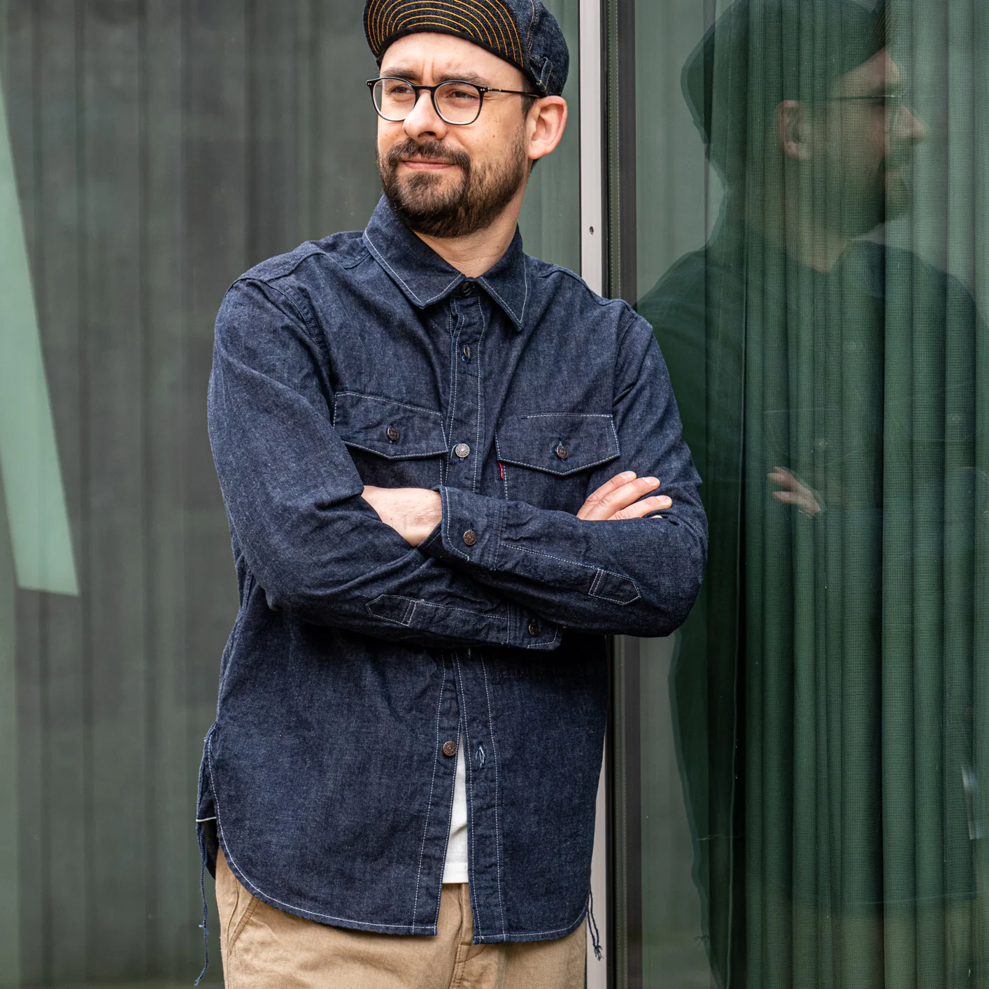 UES 9oz High Density Denim Travelling Shirt - Image 10