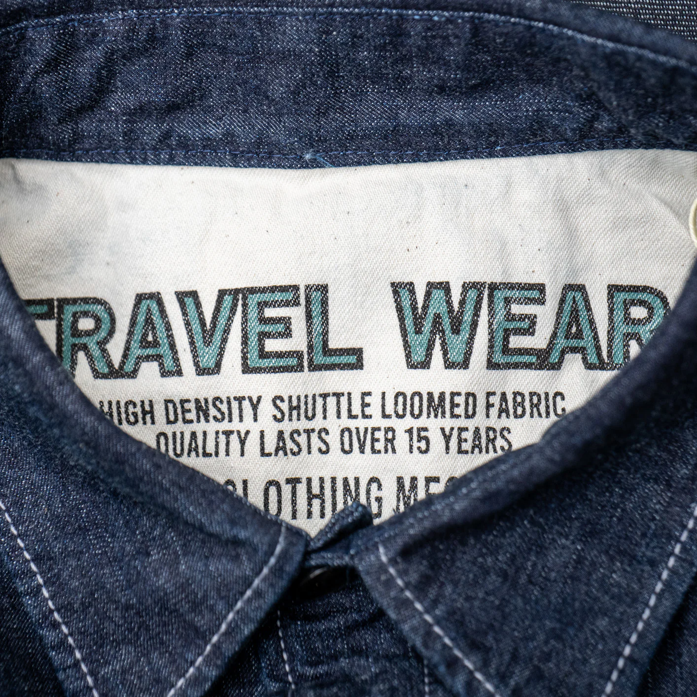 UES 9oz High Density Denim Travelling Shirt - Image 6