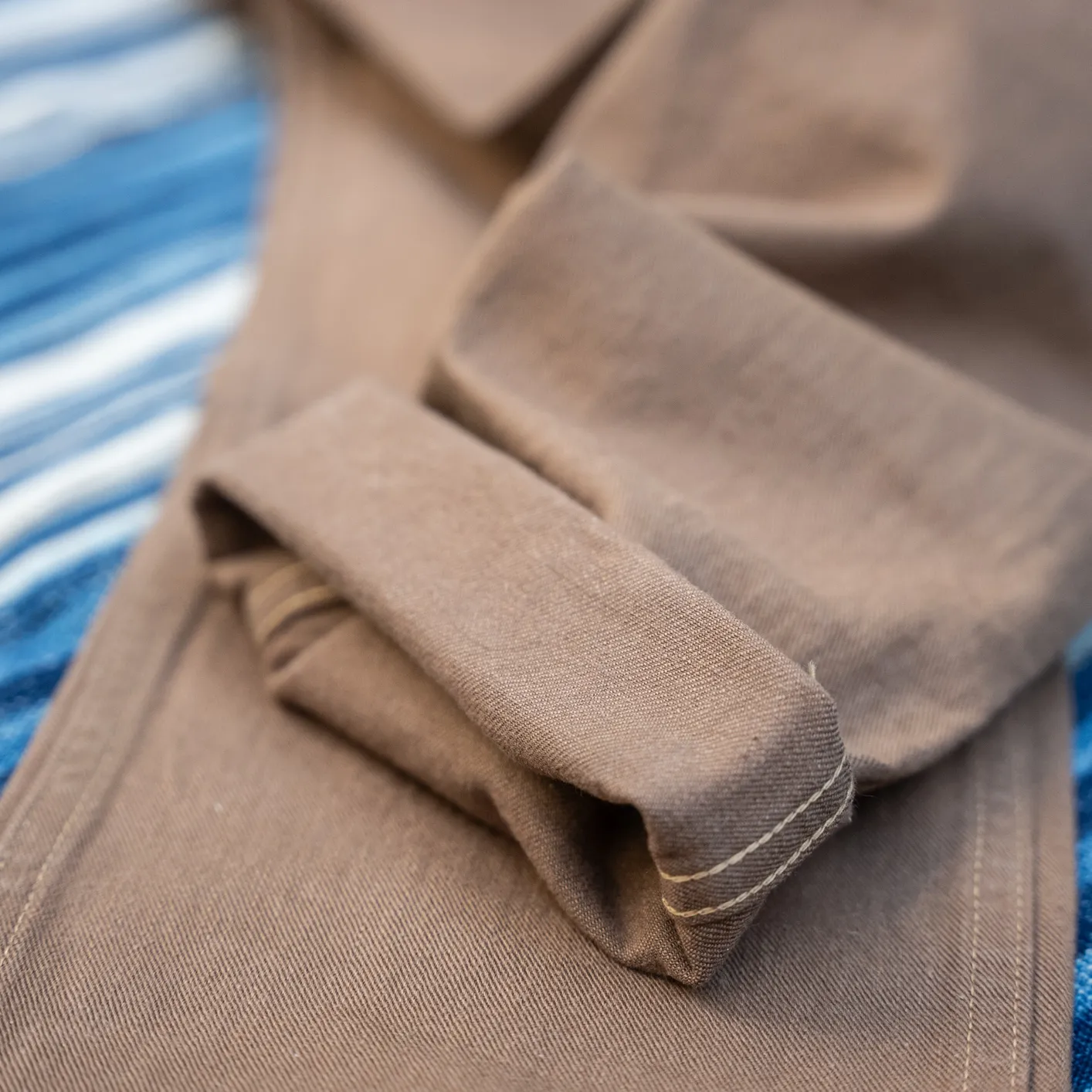 UES C410 13oz Selvedge Slub Chino – Slim Tapered - Image 5