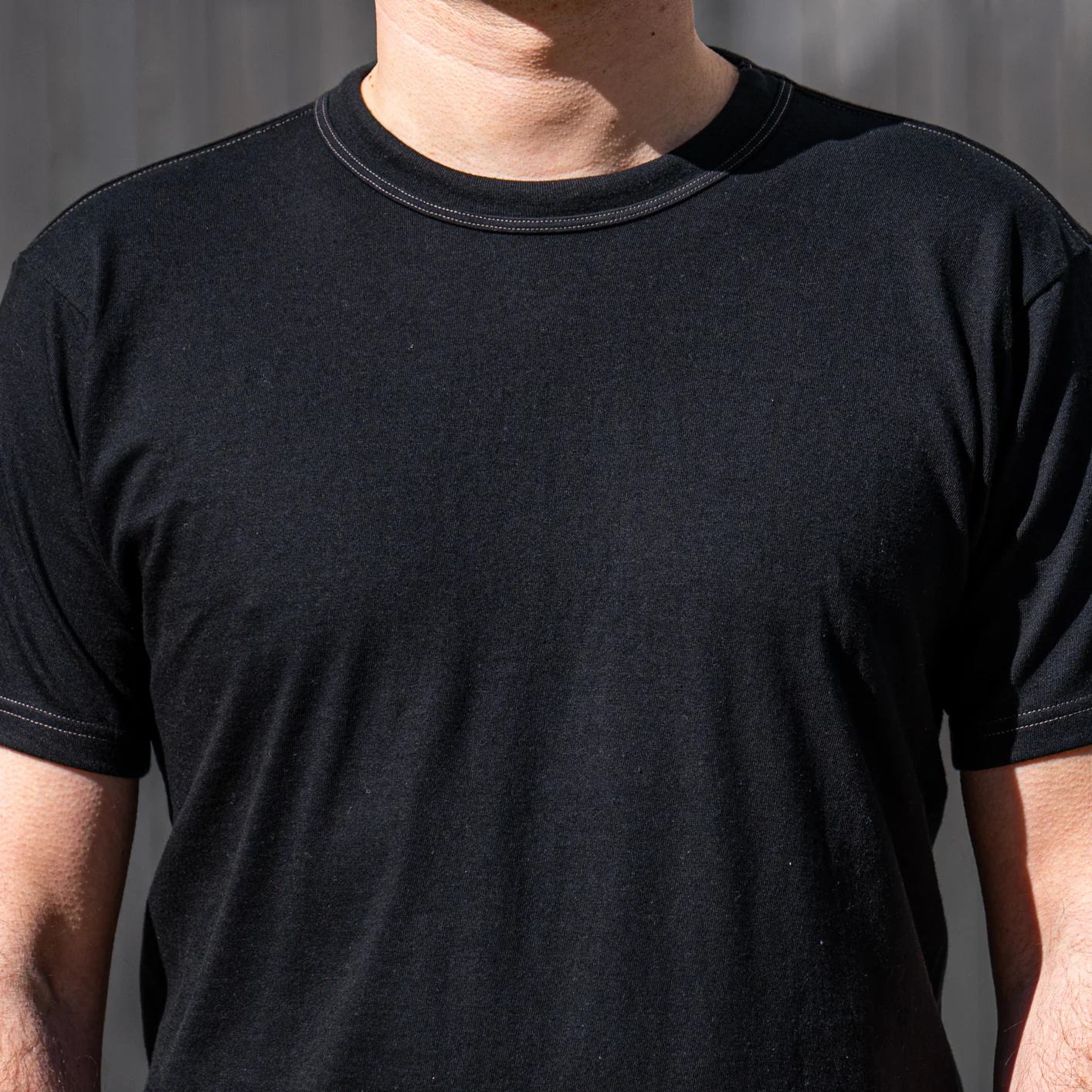 Whitesville 7oz Tubular Knit Tee - 2-Pack / Black - Image 3