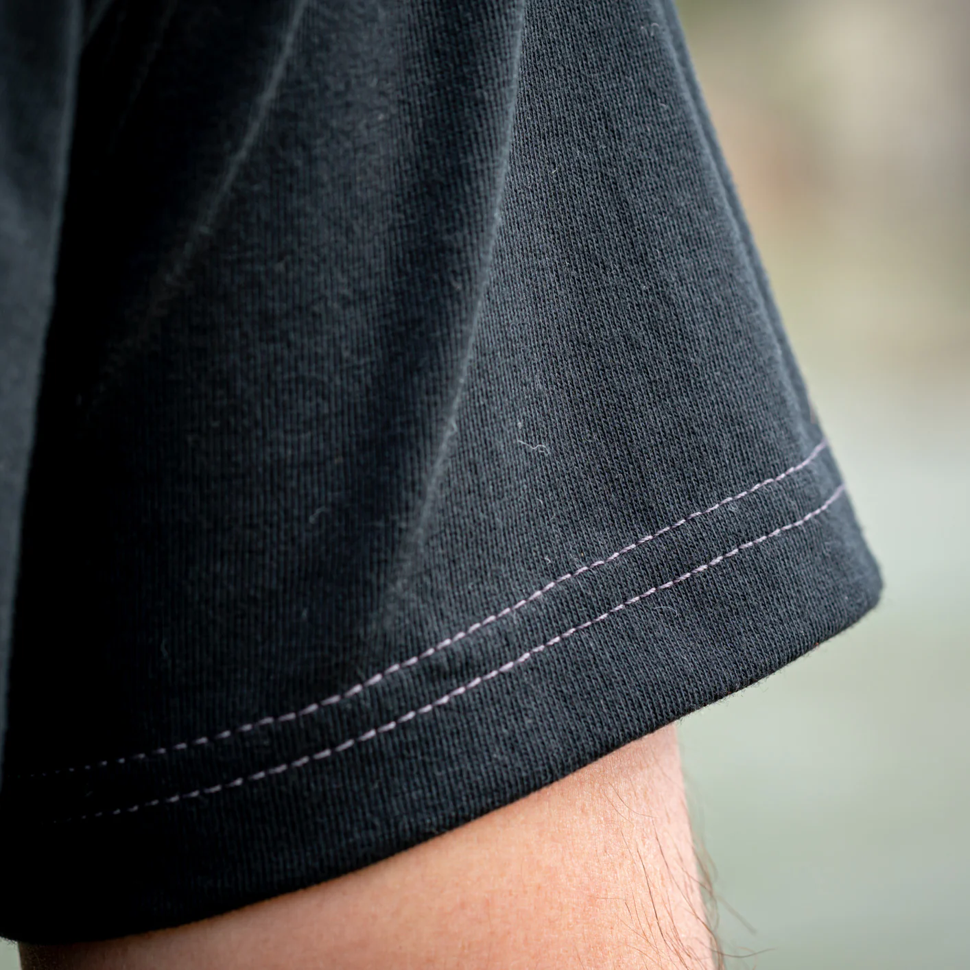 Whitesville 7oz Tubular Knit Tee - 2-Pack / Black - Image 6