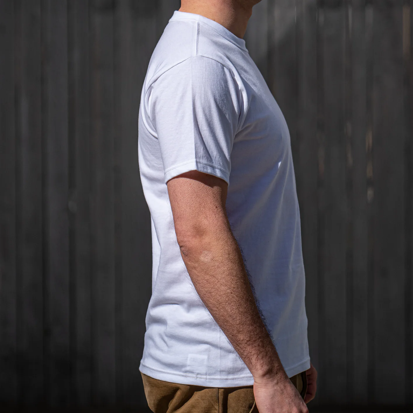 Whitesville 7oz Tubular Knit Tee – 2-Pack / Off-White - Image 4