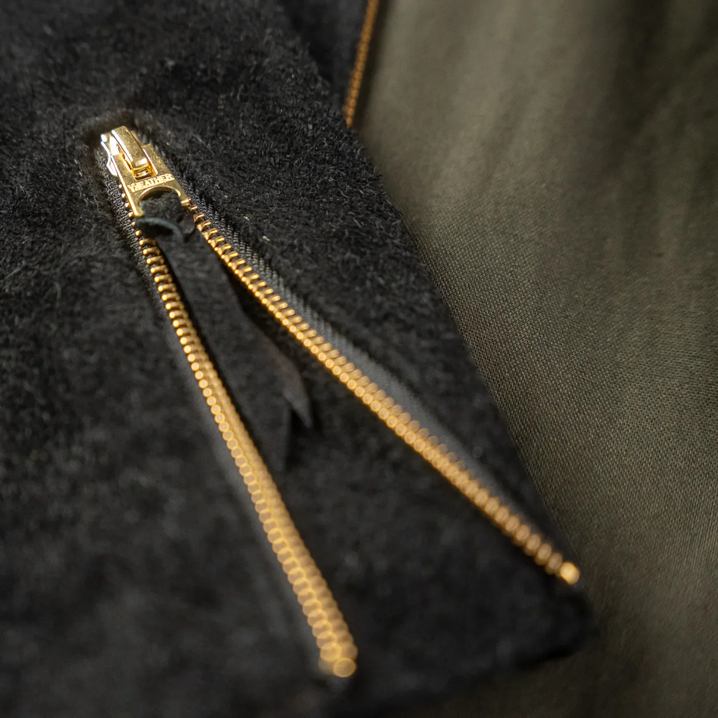 Y'2 Leather TR-65 Steer Roughout Single Riders Leather Jacket – Black - Image 4