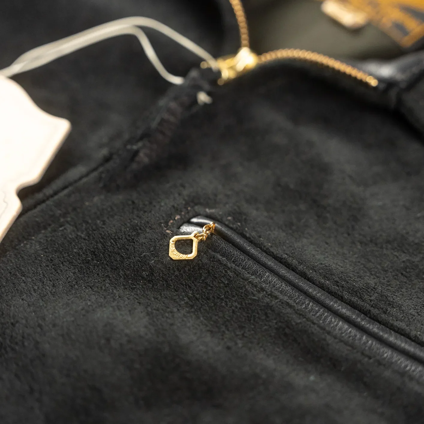 Y'2 Leather TR-65 Steer Roughout Single Riders Leather Jacket – Black - Image 5